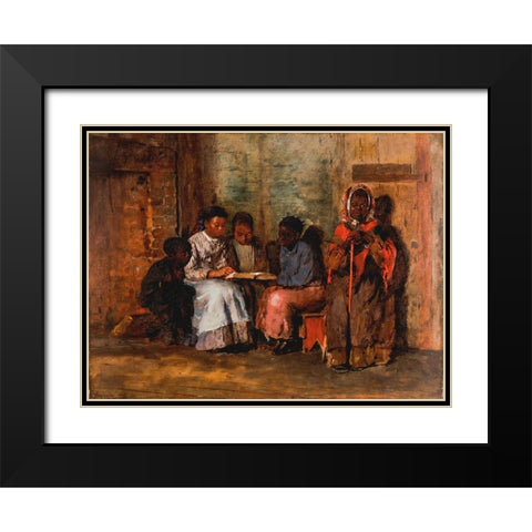 Sunday Morning in Virginia Black Modern Wood Framed Art Print with Double Matting by Homer, Winslow
