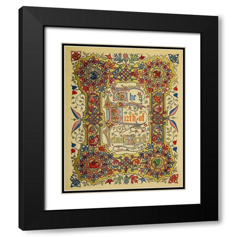 A Christmas carol Black Modern Wood Framed Art Print with Double Matting by Macmillan
