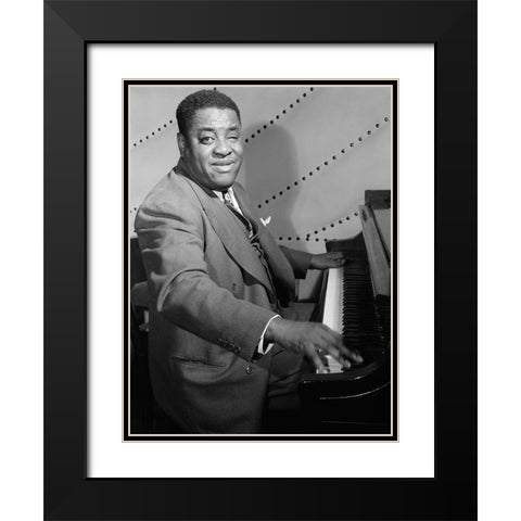 Art Tatum-Vogue Room 1948 Black Modern Wood Framed Art Print with Double Matting by Gottlieb, William