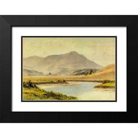 Tamalpias-California 1914 Black Modern Wood Framed Art Print with Double Matting by Palmer, Sutton