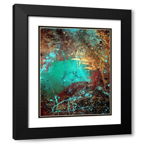 Into the Abyss Black Modern Wood Framed Art Print with Double Matting by Clement, Diane