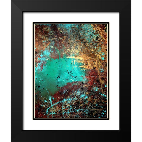 Into the Abyss Black Modern Wood Framed Art Print with Double Matting by Clement, Diane