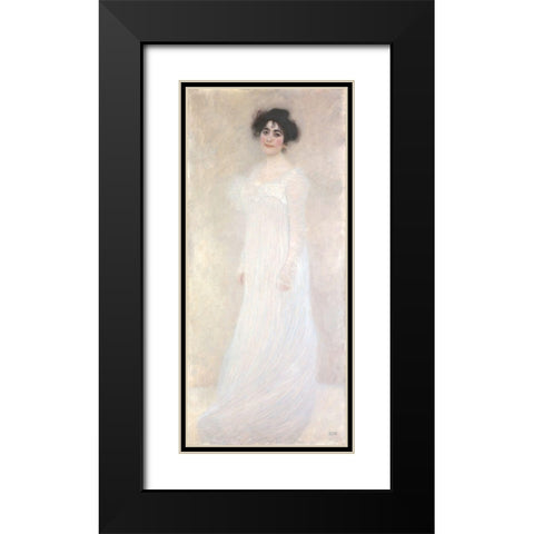 Serena Pulitzer Lederer Black Modern Wood Framed Art Print with Double Matting by Klimt, Gustav