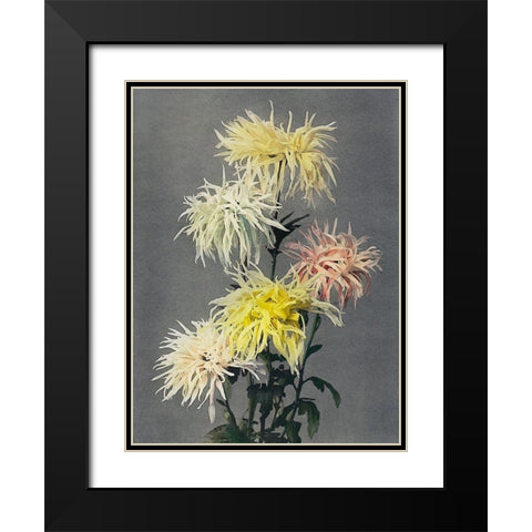 Nami Chi Dori Black Modern Wood Framed Art Print with Double Matting by Kazumasa, Ogawa
