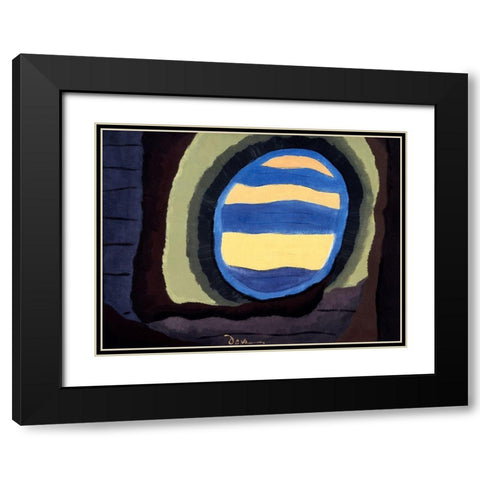 Out the Window Black Modern Wood Framed Art Print with Double Matting by Dove, Arthur