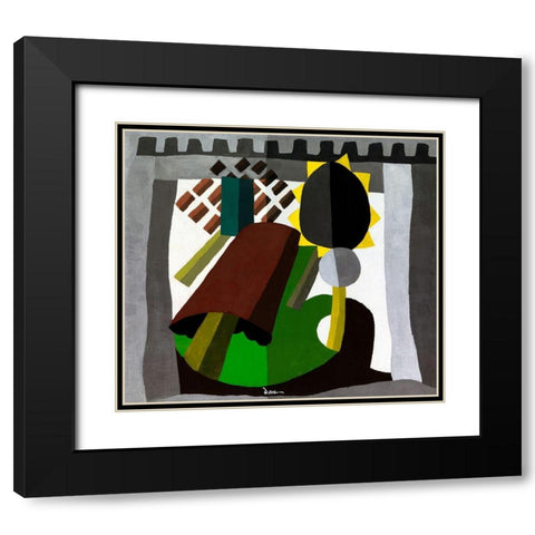 The Inn Black Modern Wood Framed Art Print with Double Matting by Dove, Arthur