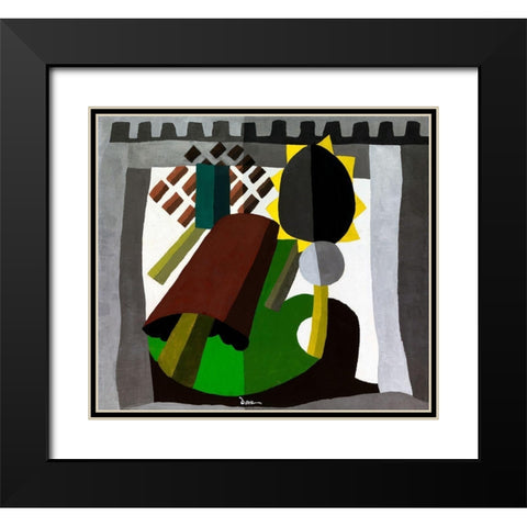 The Inn Black Modern Wood Framed Art Print with Double Matting by Dove, Arthur