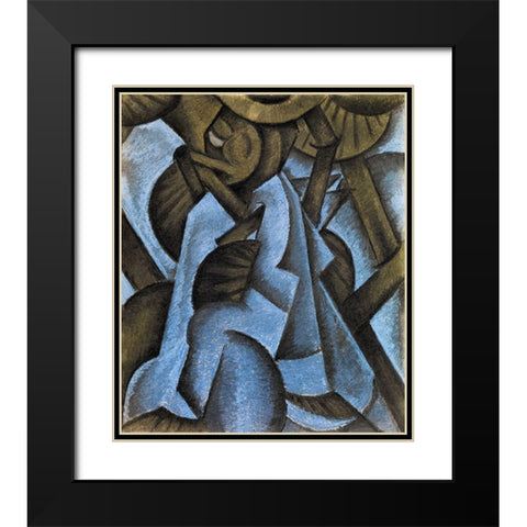 Pagan Philosophy Black Modern Wood Framed Art Print with Double Matting by Dove, Arthur