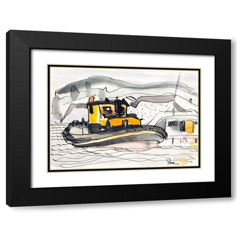 Study for The Bessie of New York Black Modern Wood Framed Art Print with Double Matting by Dove, Arthur