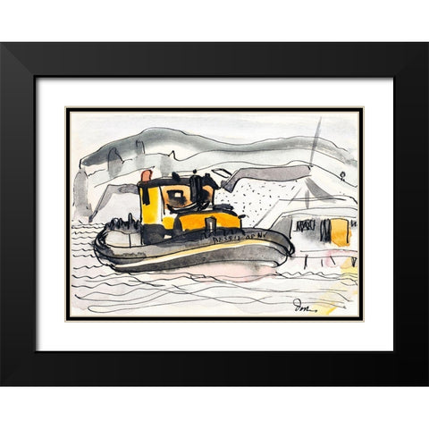 Study for The Bessie of New York Black Modern Wood Framed Art Print with Double Matting by Dove, Arthur