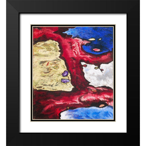 Tree Forms and Water Black Modern Wood Framed Art Print with Double Matting by Dove, Arthur