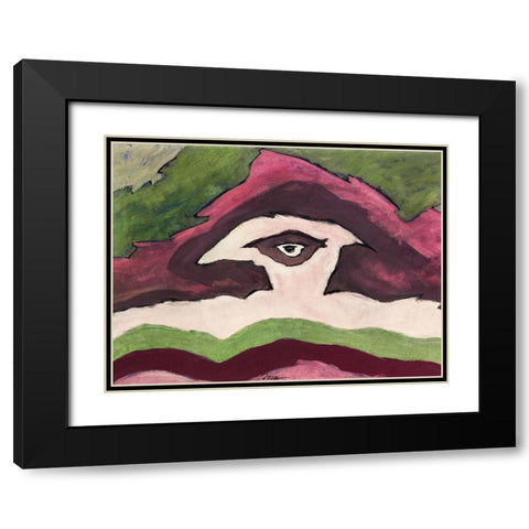 Storm Clouds Black Modern Wood Framed Art Print with Double Matting by Dove, Arthur