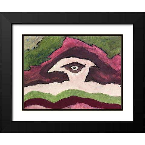 Storm Clouds Black Modern Wood Framed Art Print with Double Matting by Dove, Arthur
