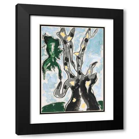 Sycamore Black Modern Wood Framed Art Print with Double Matting by Dove, Arthur