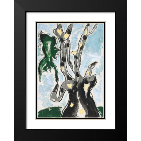 Sycamore Black Modern Wood Framed Art Print with Double Matting by Dove, Arthur