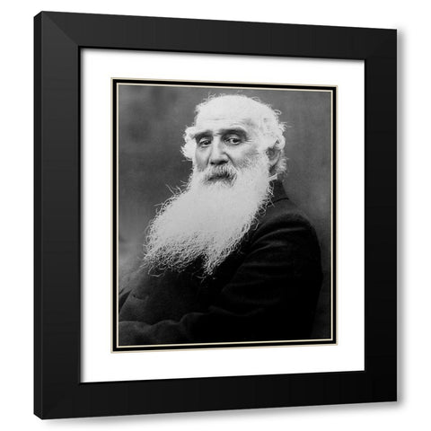 Pissarro 1900 Black Modern Wood Framed Art Print with Double Matting by Vintage Photography
