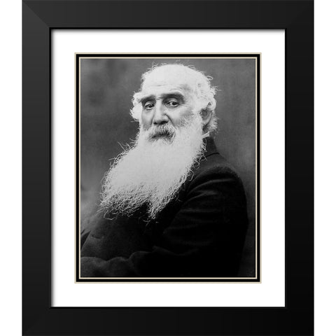 Pissarro 1900 Black Modern Wood Framed Art Print with Double Matting by Vintage Photography