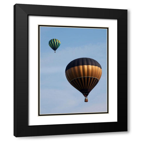 Decatur-Alabama Annual Hot Air Balloon Jubilee Festival Black Modern Wood Framed Art Print with Double Matting by Highsmith, Carol
