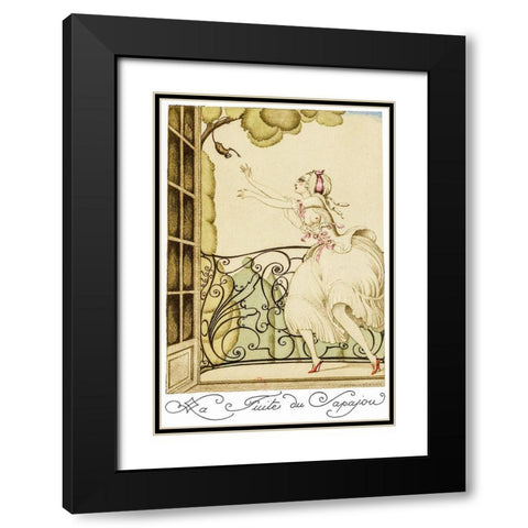 Sur talons rouges-contes image 029 Black Modern Wood Framed Art Print with Double Matting by Wegener, Gerda