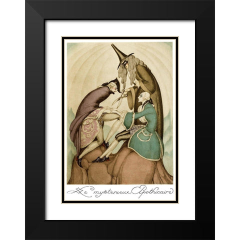 Sur talons rouges-contes image 101 Black Modern Wood Framed Art Print with Double Matting by Wegener, Gerda