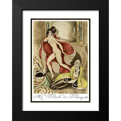 Sur talons rouges-contes image 175 Black Modern Wood Framed Art Print with Double Matting by Wegener, Gerda