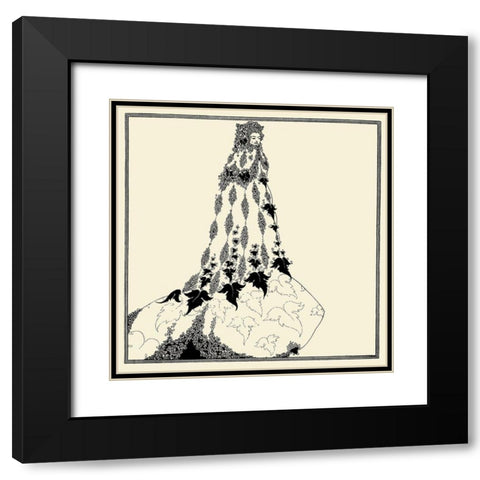 Reform 1918 Black Modern Wood Framed Art Print with Double Matting by Beardsley, Aubrey