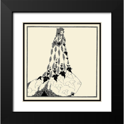 Reform 1918 Black Modern Wood Framed Art Print with Double Matting by Beardsley, Aubrey