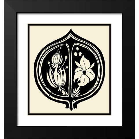 Tristan Isolde cover Black Modern Wood Framed Art Print with Double Matting by Beardsley, Aubrey