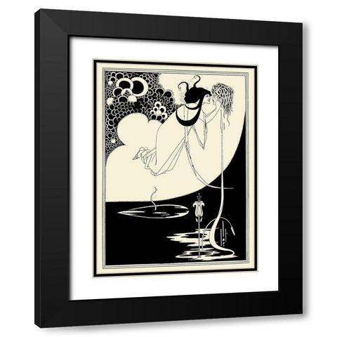 Salome 1894 - The Climax Black Modern Wood Framed Art Print with Double Matting by Beardsley, Aubrey