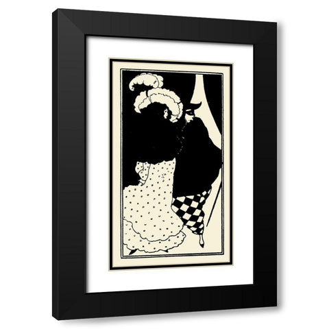 Yellow Book 1894 Vol.3 - Title page Black Modern Wood Framed Art Print with Double Matting by Beardsley, Aubrey