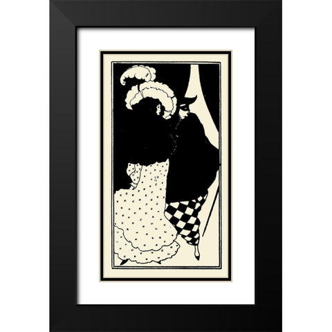 Yellow Book 1894 Vol.3 - Title page Black Modern Wood Framed Art Print with Double Matting by Beardsley, Aubrey