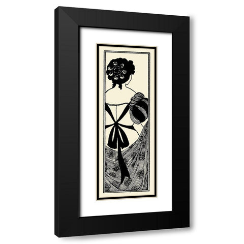 Yellow Book 1895 Vol.4 - Title page Black Modern Wood Framed Art Print with Double Matting by Beardsley, Aubrey