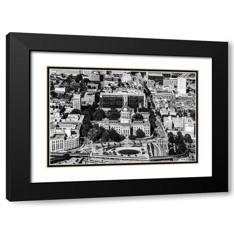 City of Atlanta-Georgia Black Modern Wood Framed Art Print with Double Matting by Highsmith, Carol