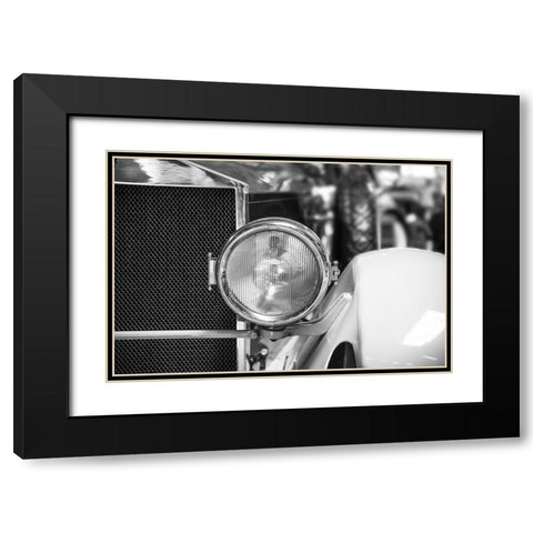 Classic Closeup Black Modern Wood Framed Art Print with Double Matting by Vintage Photo Archive