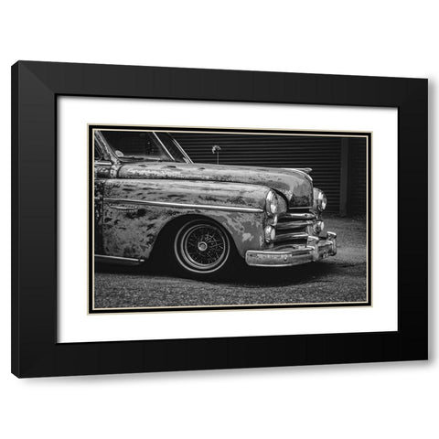 Still Running Black Modern Wood Framed Art Print with Double Matting by Vintage Photo Archive