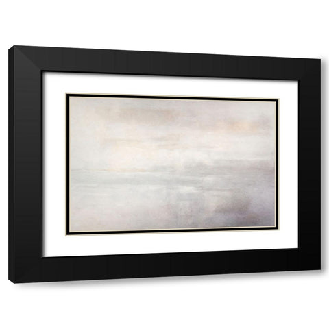 Across the Water Black Modern Wood Framed Art Print with Double Matting by Alpenglow Workshop