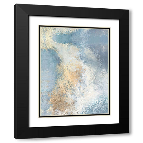Flowing Stream III Black Modern Wood Framed Art Print with Double Matting by Alpenglow Workshop