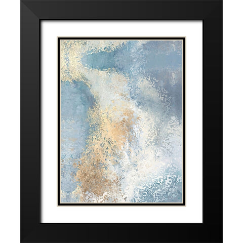 Flowing Stream III Black Modern Wood Framed Art Print with Double Matting by Alpenglow Workshop