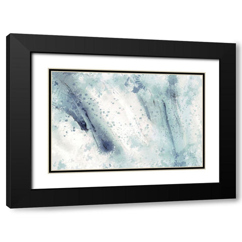 Raindrops of my Shoes Black Modern Wood Framed Art Print with Double Matting by Alpenglow Workshop