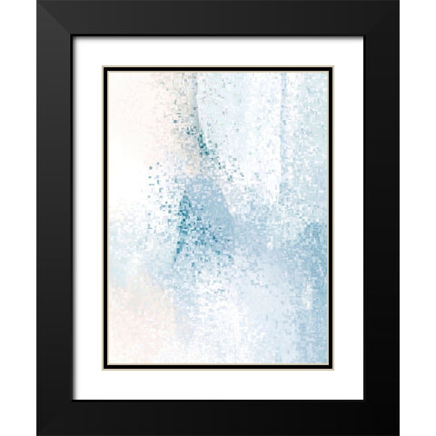 Signal to Noise Black Modern Wood Framed Art Print with Double Matting by Alpenglow Workshop
