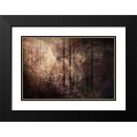 Wood between the Worlds Black Modern Wood Framed Art Print with Double Matting by Alpenglow Workshop