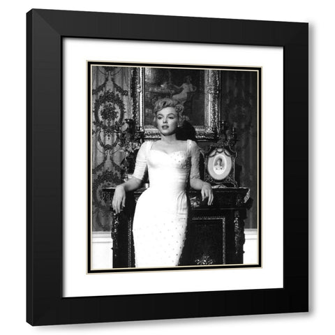 Marilyn Monroe, The Prince and the Showgirl Black Modern Wood Framed Art Print with Double Matting by Vintage Hollywood Archive