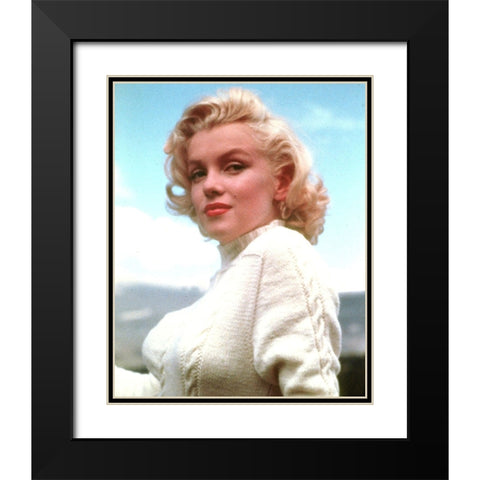 Marilyn Monroe, Modern Screen, 1953 Black Modern Wood Framed Art Print with Double Matting by Vintage Hollywood Archive