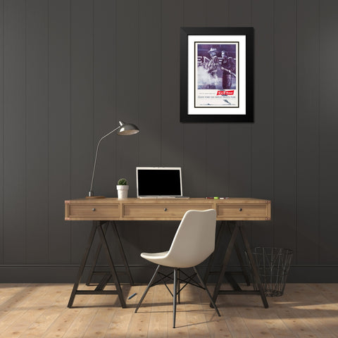 3 10 To Yuma-1957 Black Modern Wood Framed Art Print with Double Matting by Vintage Hollywood Archive