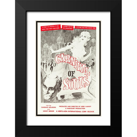 Carnival of Souls-1962 Black Modern Wood Framed Art Print with Double Matting by Vintage Hollywood Archive