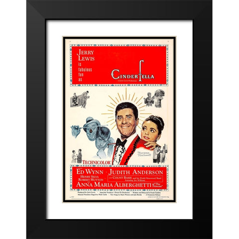 Cinderfella-1960 Black Modern Wood Framed Art Print with Double Matting by Vintage Hollywood Archive
