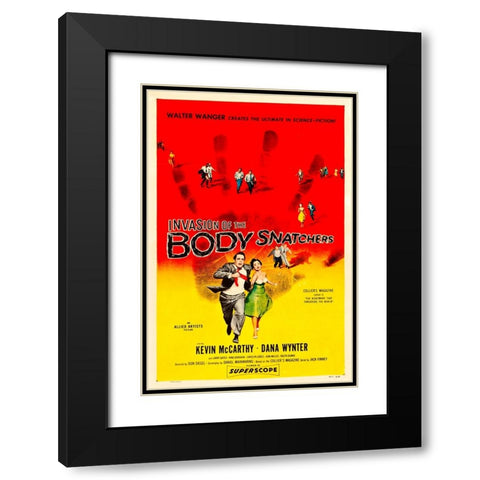 Invasion of the Body Snatchers-1956 Black Modern Wood Framed Art Print with Double Matting by Vintage Hollywood Archive