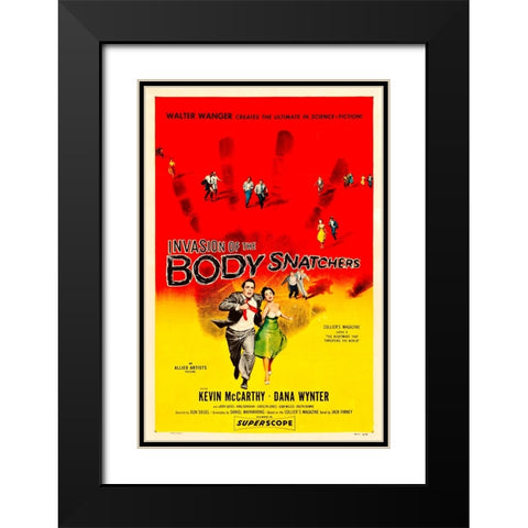 Invasion of the Body Snatchers-1956 Black Modern Wood Framed Art Print with Double Matting by Vintage Hollywood Archive