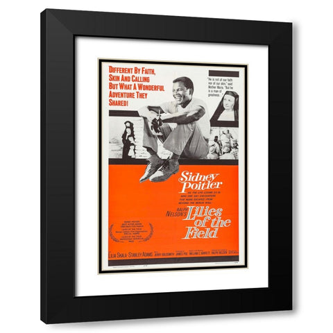 Lilies of the Field-1963 Black Modern Wood Framed Art Print with Double Matting by Vintage Hollywood Archive