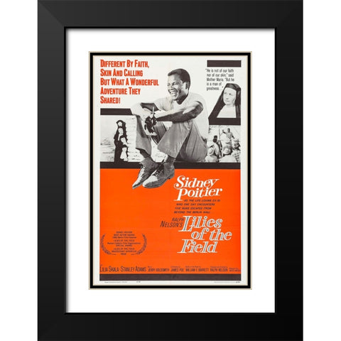 Lilies of the Field-1963 Black Modern Wood Framed Art Print with Double Matting by Vintage Hollywood Archive